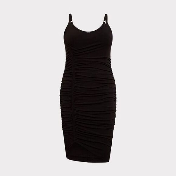 Torrid Black Studio Knit Bodycon Dress size 4 - Picture 1 of 8